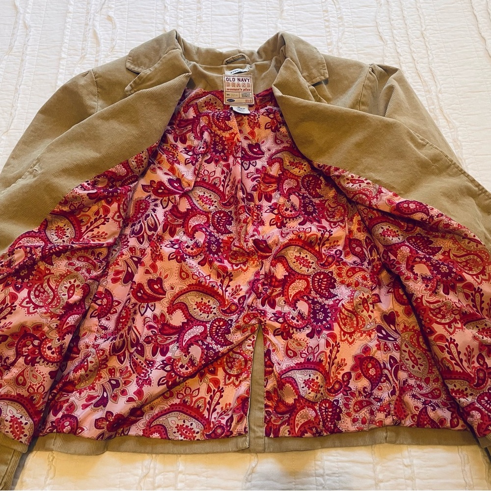 Y2K Old Navy Women's Beige Blazer - Picture 2 of 7